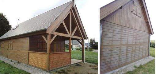 Chalet en bois avant le début des travaux Saint-Cast-le-Guildo